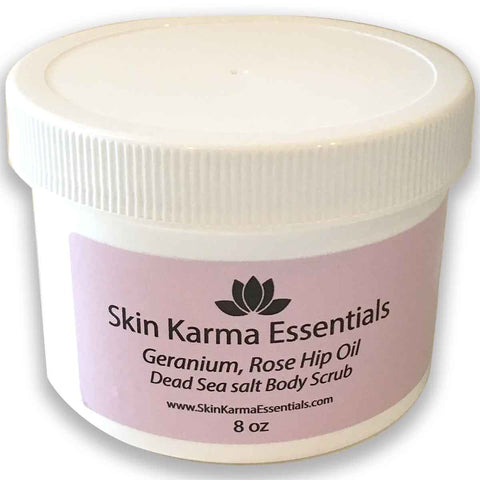 A gentle exfoliating and moisturizing scrub infused with essential oils that leaves your skin feeling silky and smooth without oily residue